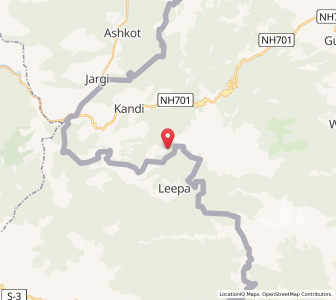 Map of Ganwala Pathra, Kashmir