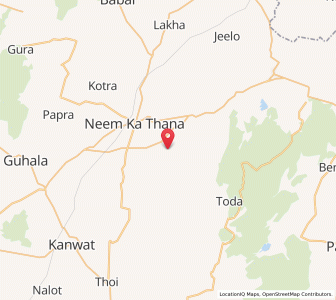 Map of Gaonri, Rajasthan