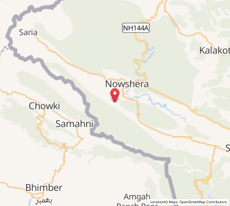 Map of Garah ni Parati, Kashmir