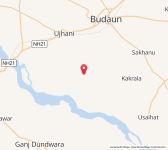 Map of Garaulla, Uttar Pradesh