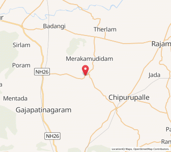 Map of Garbham, Andhra Pradesh