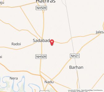 Map of Gardi, Uttar Pradesh