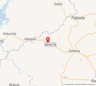 Map of Garethi, Madhya Pradesh