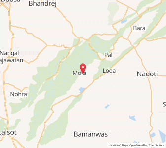 Map of Garh Moran, Rajasthan