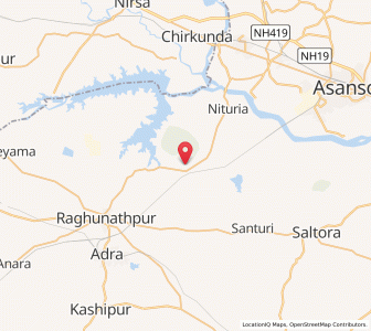 Map of Garh Panchkot, West Bengal