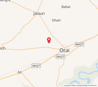Map of Garhar, Uttar Pradesh