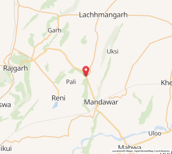 Map of Garhi, Rajasthan