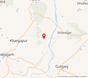 Map of Garhkaru, Madhya Pradesh