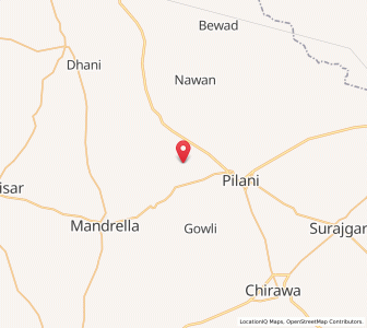 Map of Garinda, Rajasthan