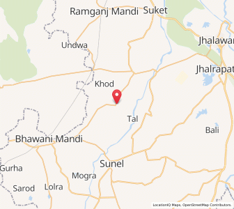 Map of Garnawad, Madhya Pradesh