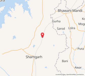 Map of Garot, Madhya Pradesh
