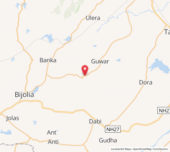 Map of Garrda, Rajasthan