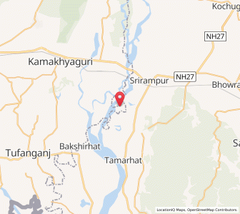 Map of Garumara Chara, West Bengal