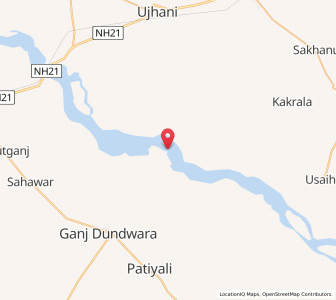 Map of Gathaura Nagla, Uttar Pradesh