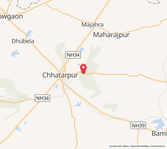 Map of Gathaura, Madhya Pradesh