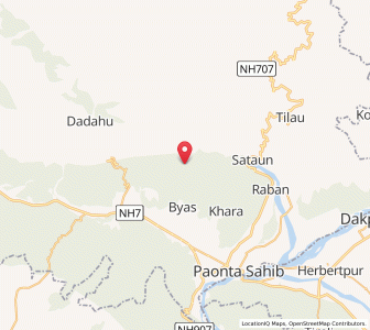 Map of Gatu, Himachal Pradesh