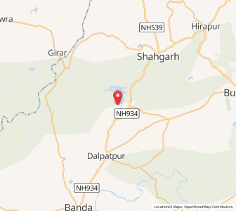 Map of Gaumatpur, Madhya Pradesh