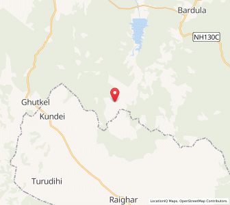 Map of Gauragaon, Chhattisgarh