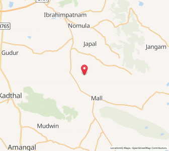 Map of Gaurelli, Andhra Pradesh