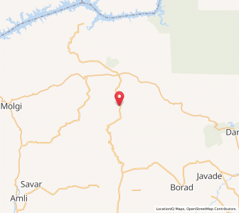 Map of Gauria, Maharashtra