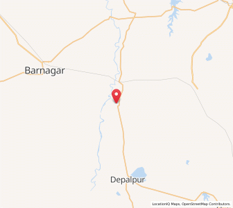 Map of Gautampura, Madhya Pradesh