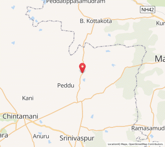 Map of Gavunipalli, Karnataka