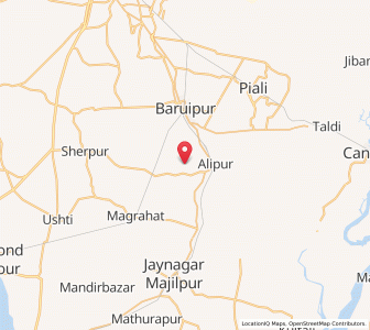 Map of Gazirhat, West Bengal