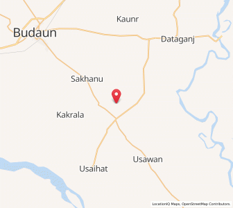 Map of Geonti, Uttar Pradesh