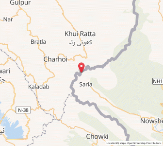 Map of Gerri, Kashmir