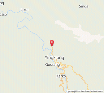 Map of Gette, Arunachal Pradesh