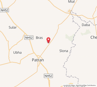 Map of Ghaggar, Punjab