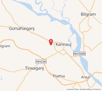Map of Ghamaichamau, Uttar Pradesh