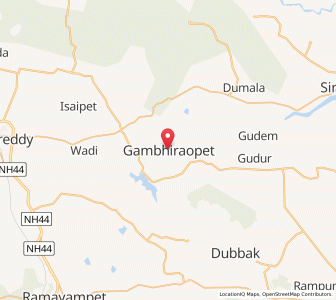Map of Ghambiraopet, Andhra Pradesh