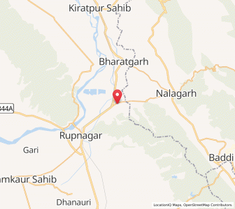 Map of Ghanauli, Punjab