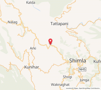 Map of Ghandal, Himachal Pradesh