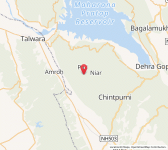 Map of Ghangret, Himachal Pradesh