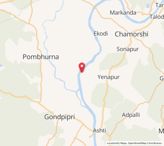 Map of Ghanpur, Maharashtra