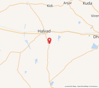 Map of Ghanshyampur, Gujarat