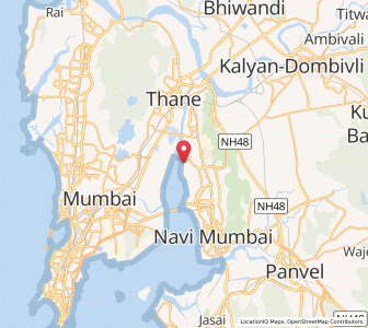 Map of Ghansoli, Maharashtra
