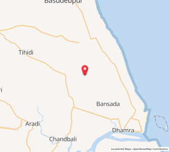 Map of Ghanteshwar, Odisha