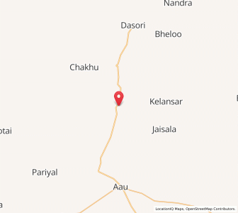 Map of Ghantiyali, Rajasthan