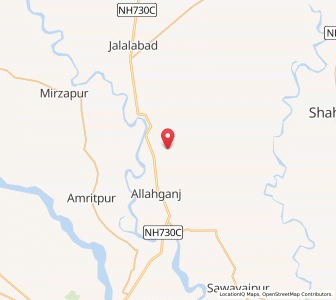 Map of Ghanu Nagla, Uttar Pradesh