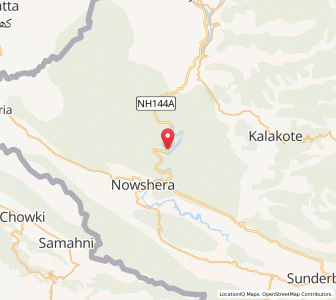 Map of Ghar Bag, Kashmir