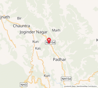 Map of Gharanun, Himachal Pradesh