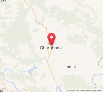 Map of Gharghoda, Chhattisgarh