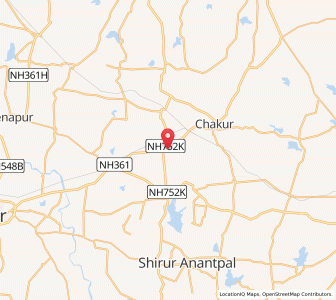 Map of Gharni, Maharashtra