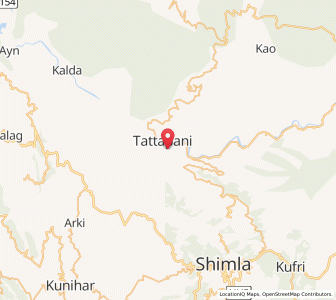 Map of Gharot, Himachal Pradesh