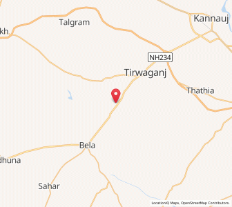 Map of Ghasinghpur, Uttar Pradesh