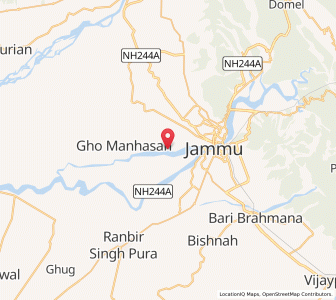 Map of Ghasitpur, Kashmir