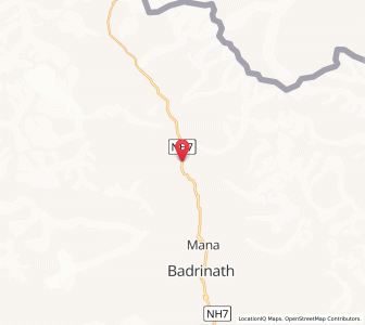 Map of Ghastoli, Uttarakhand